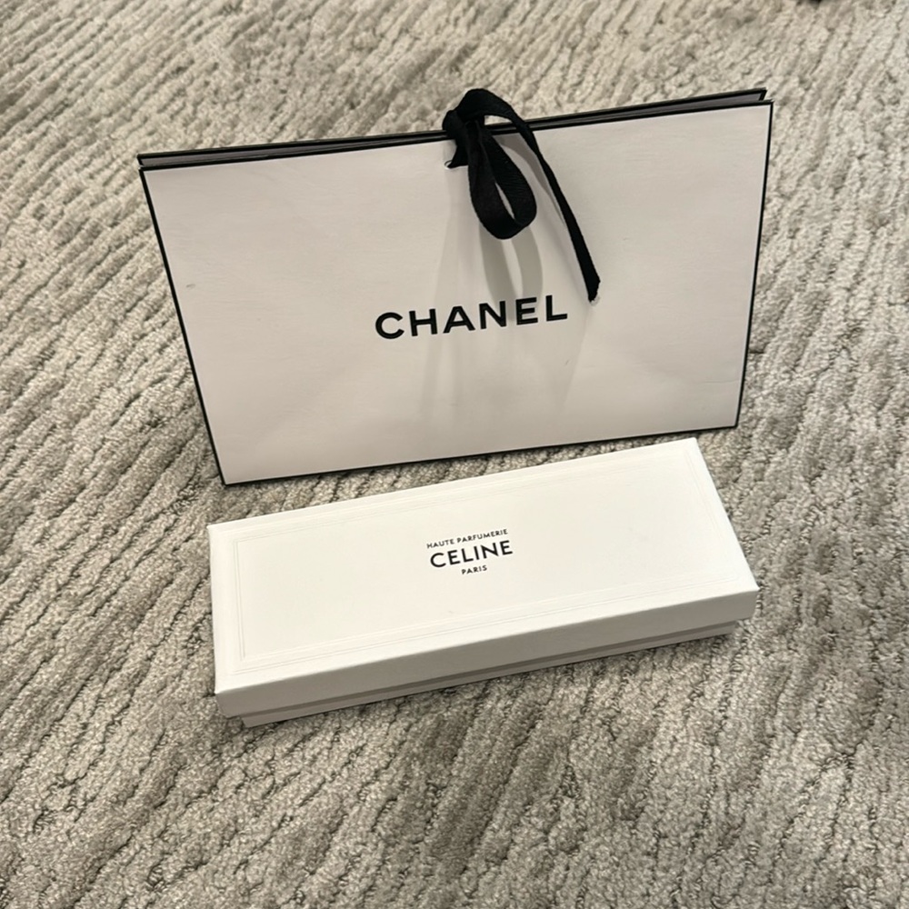 Chanel and Celine boxes
